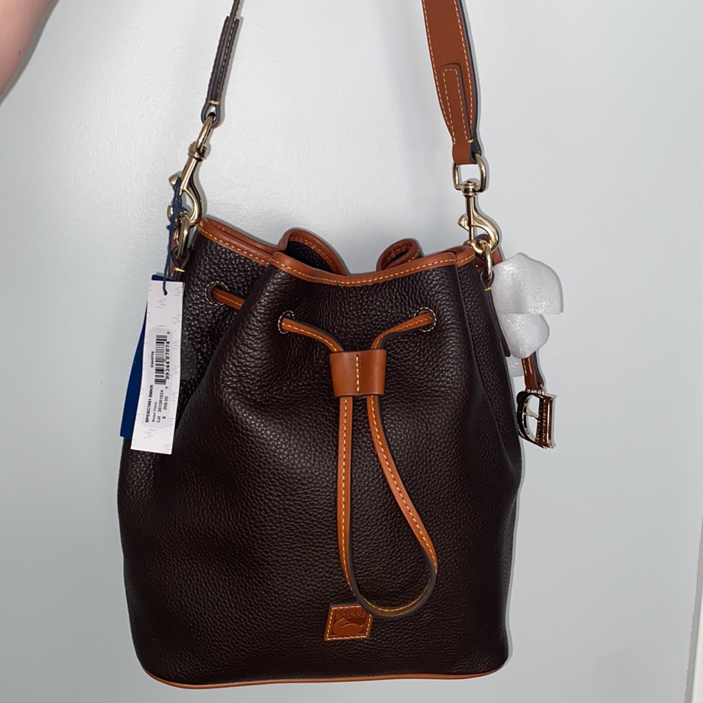 Nwt - Rooney & Burke - Pebble Grain Drawstring Bag